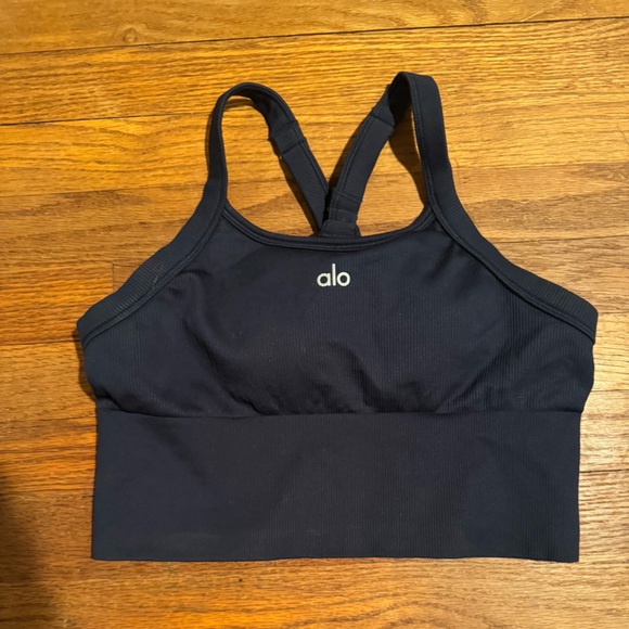 ALO Yoga | Tops | Alo Yoga Ribbed Favorite Bra Tank | Poshmark